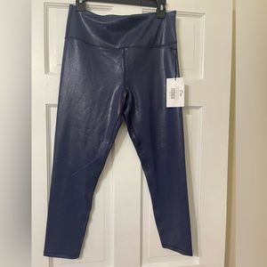 Navy metallic plus light N tight height rise 7/8 24 inch (12)